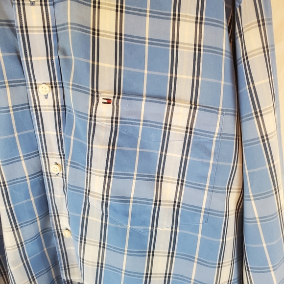 Mens Tommy Hilfiger Long Sleeve Button Down Shirt Sz Large - Picture 3 of 5